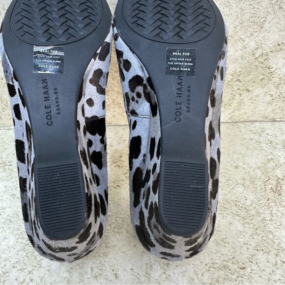 Cole Haan The-Go-To Wedges - Grey Hair Calf Women’s Size 8 - Picture 12 of 12